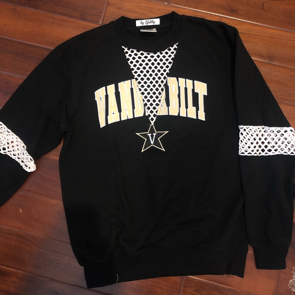 Mesh Detailing Vanderbilt Sweatshirt
